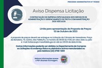 DISPENSA DE LICITAÇÃO - MANUTENÇÃO DOS VEÍCULOS