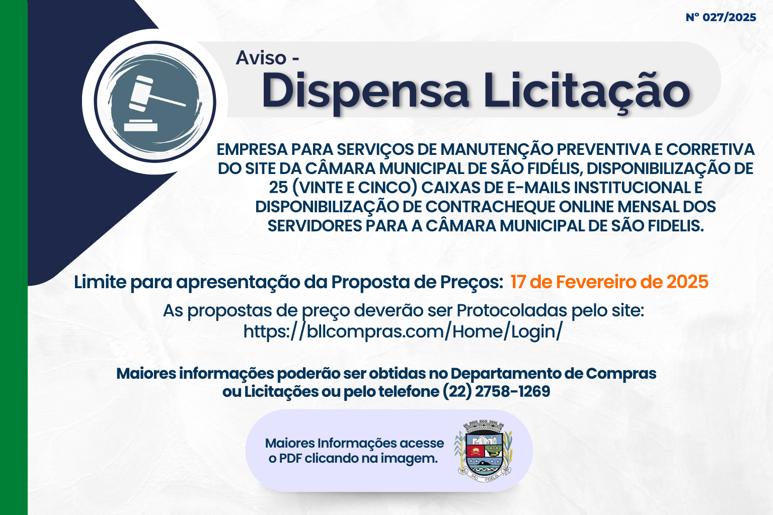 DISPENSA DE LICITAÇÃO